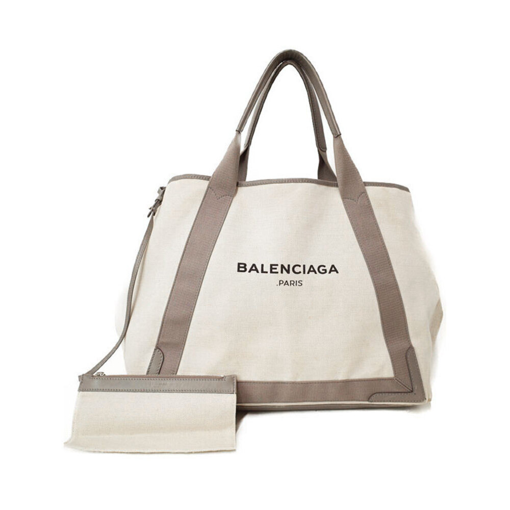 Balenciaga Navy Cabas Pouch Tote Bag Blue - Picture 2 of 9